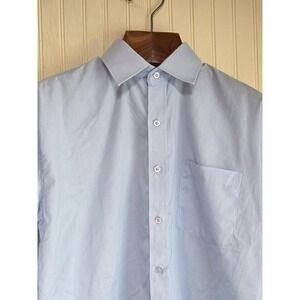 Alberto Danelli Shirt Mens Small Light Blue‎ Dress Long Sleeve Button Front